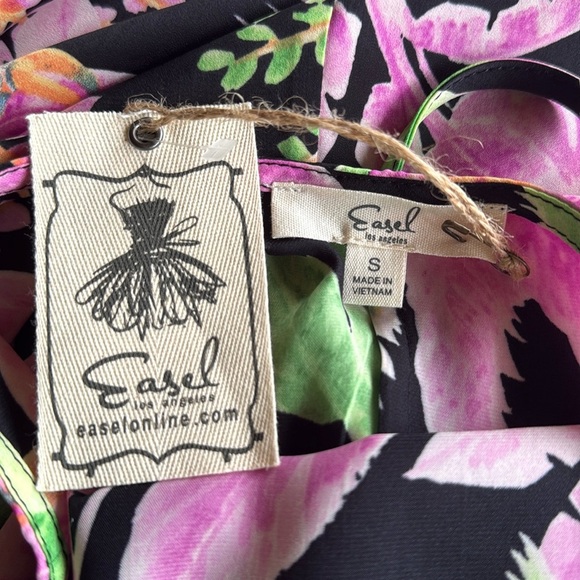 Easel Los Angeles | Tropical Print Maxi Dress - Picture 8 of 9